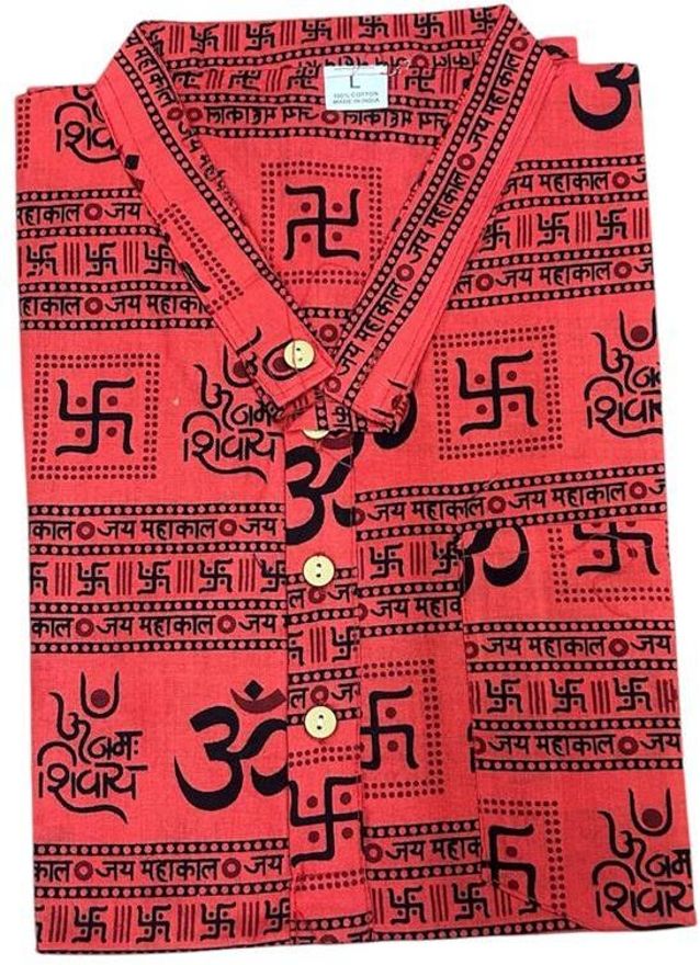 niak Printed Pure Cotton Straight Kurta for Men-picture-17