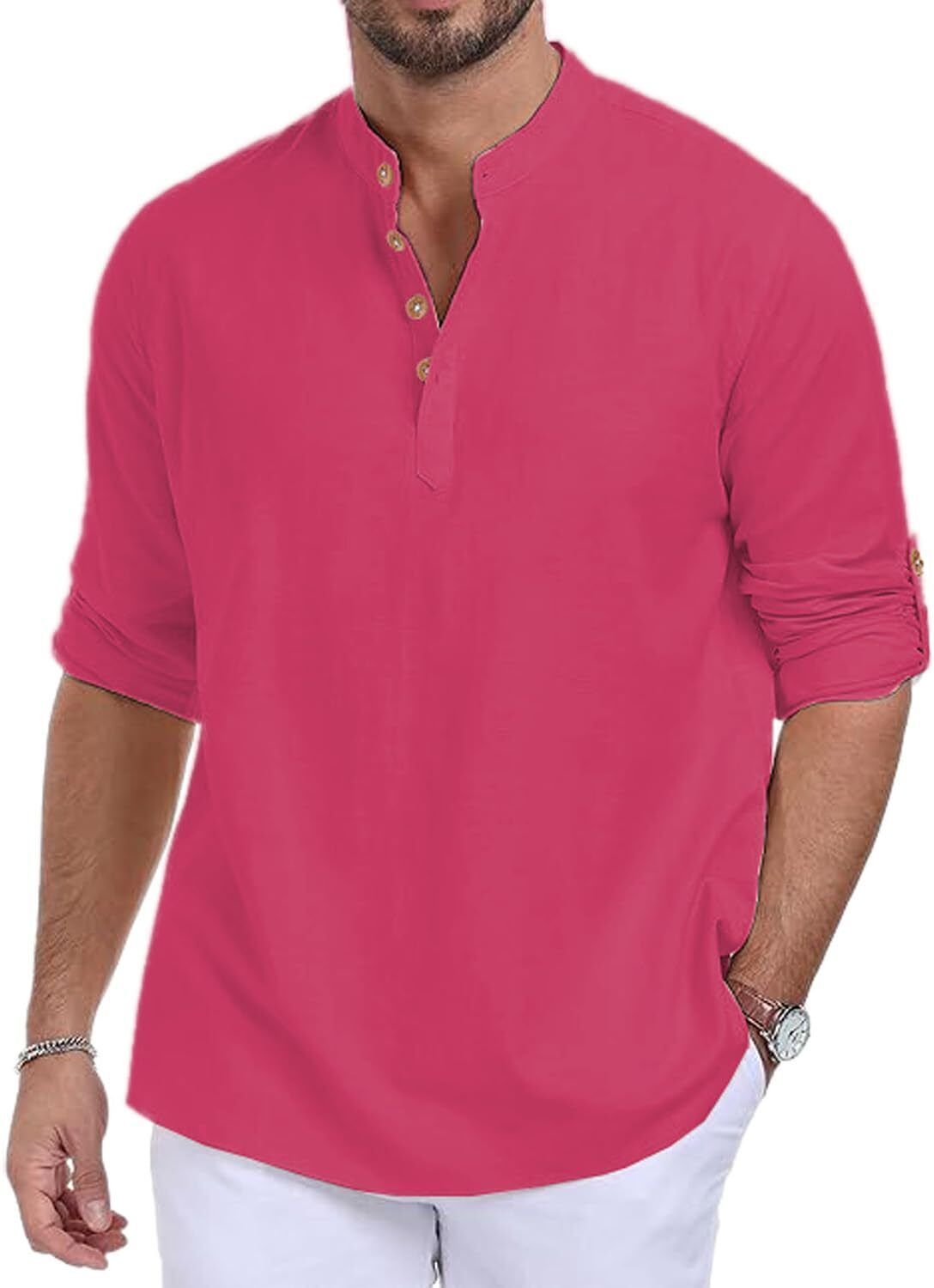 amritenterprise Solid Pure Cotton Straight Kurta for Men-picture-28