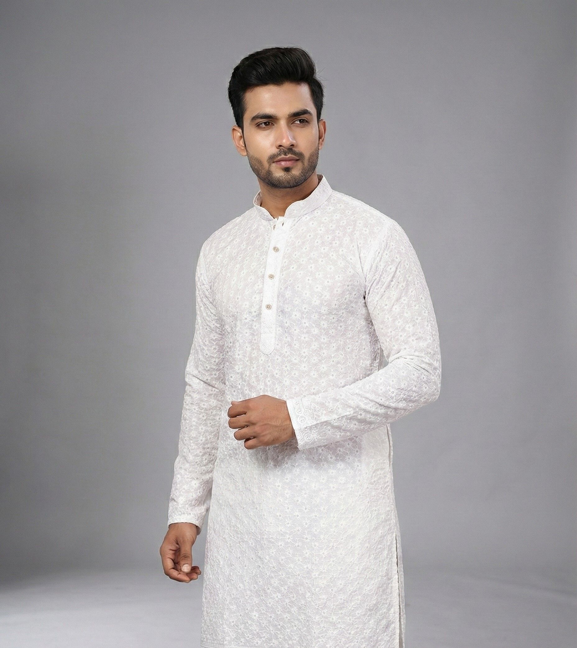jilani traders Men Viscose Rayon Kurta Pyjama Set-picture-20