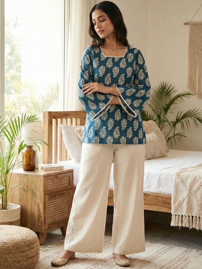 Women Printed Viscose Rayon Straight Kurta-image-19