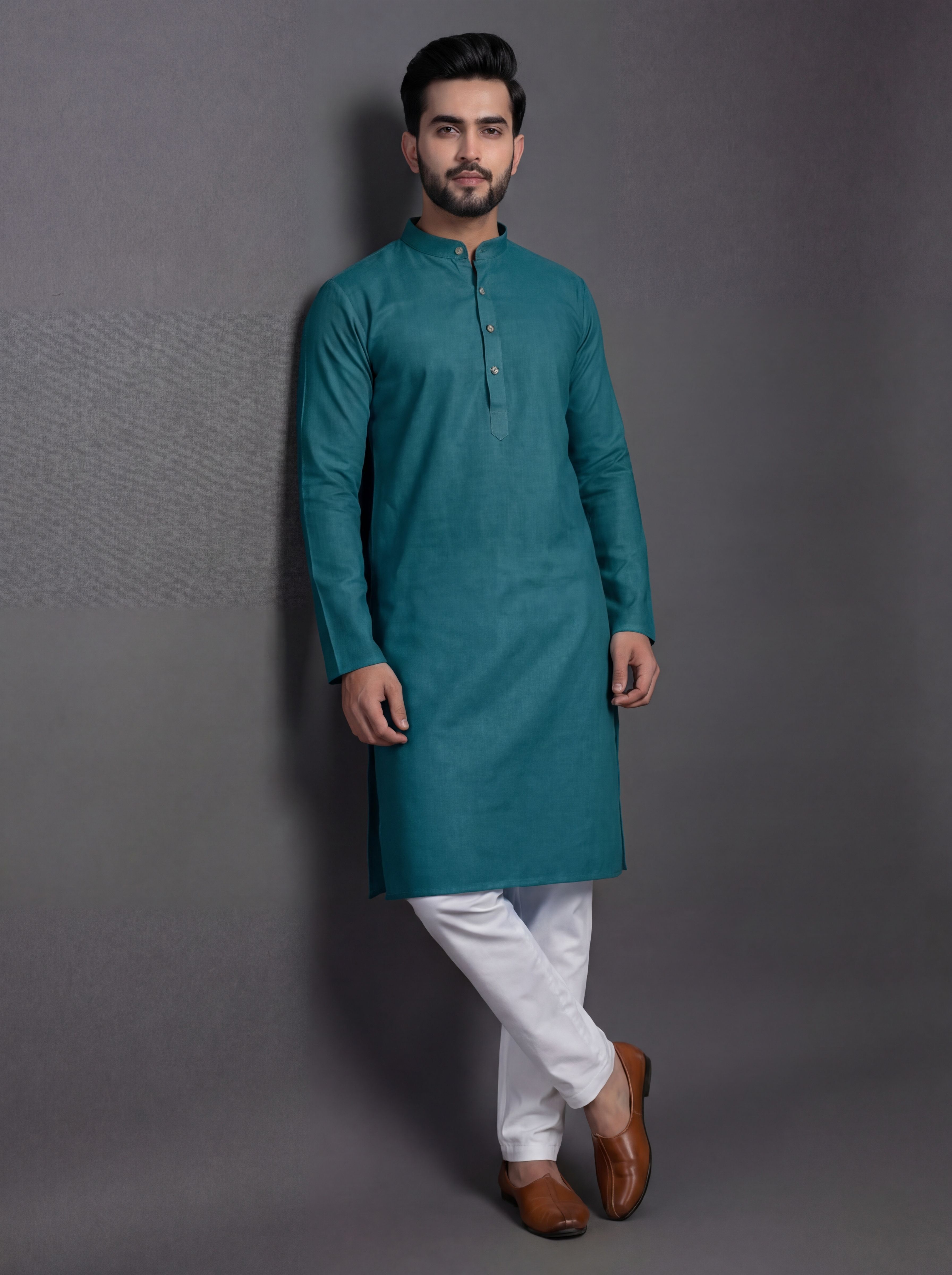 tibra collection Men Cotton Blend Kurta Pyjama Set-picture-22