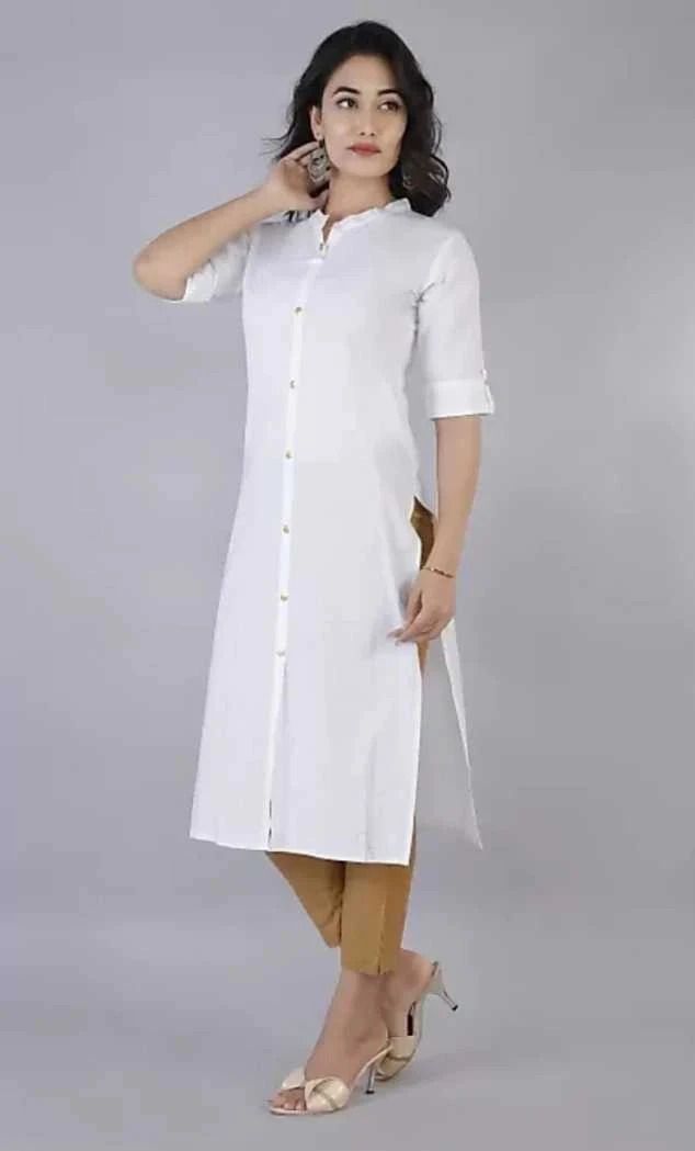 nextsanga Women Solid Viscose Rayon Straight Kurta-picture-22