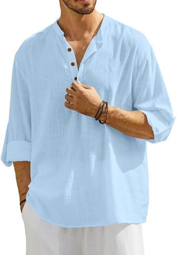 amritenterprise Solid Cotton Blend Straight Kurta for Men-picture-31