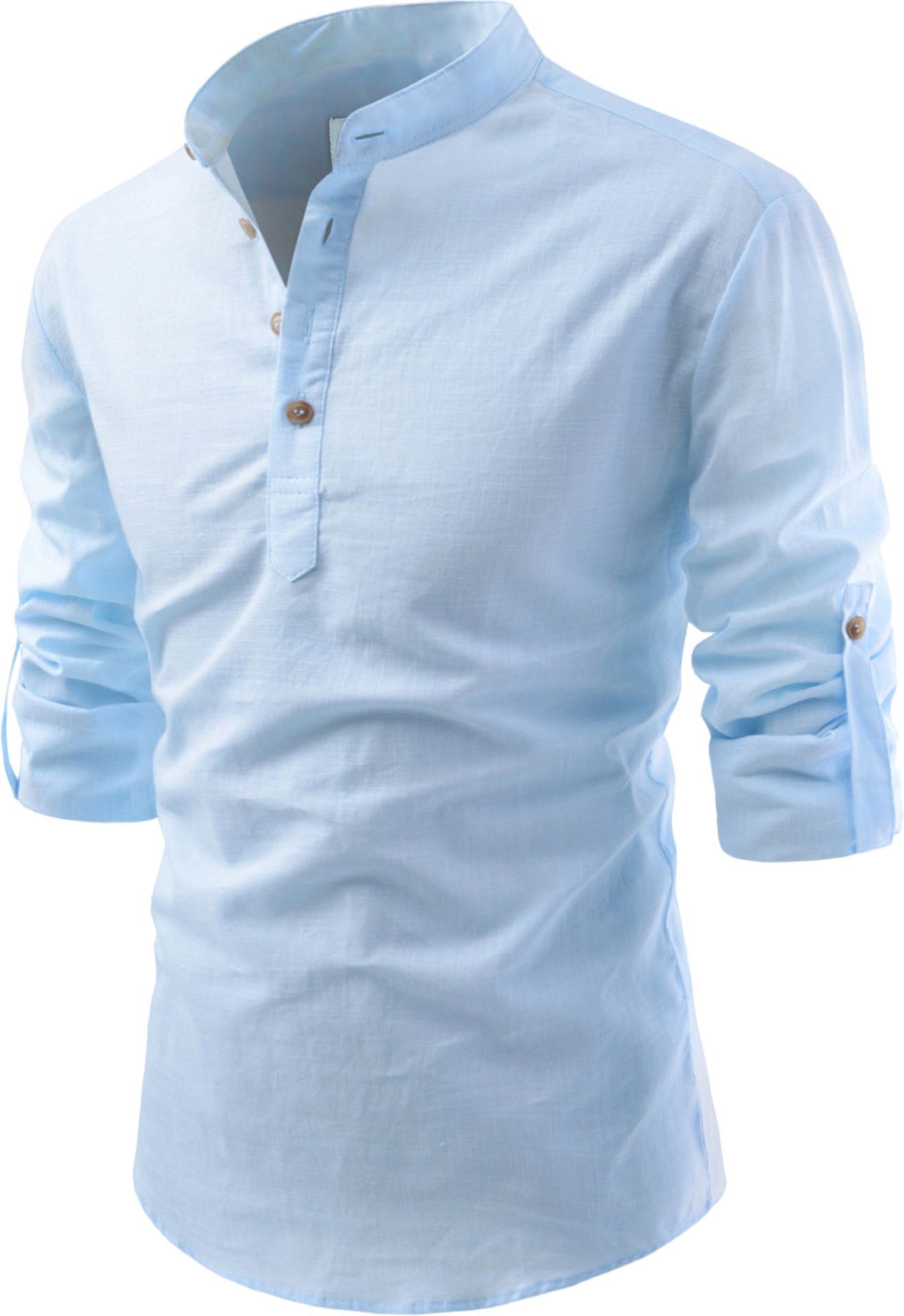 amritenterprise Solid Cotton Blend Straight Kurta for Men-picture-27