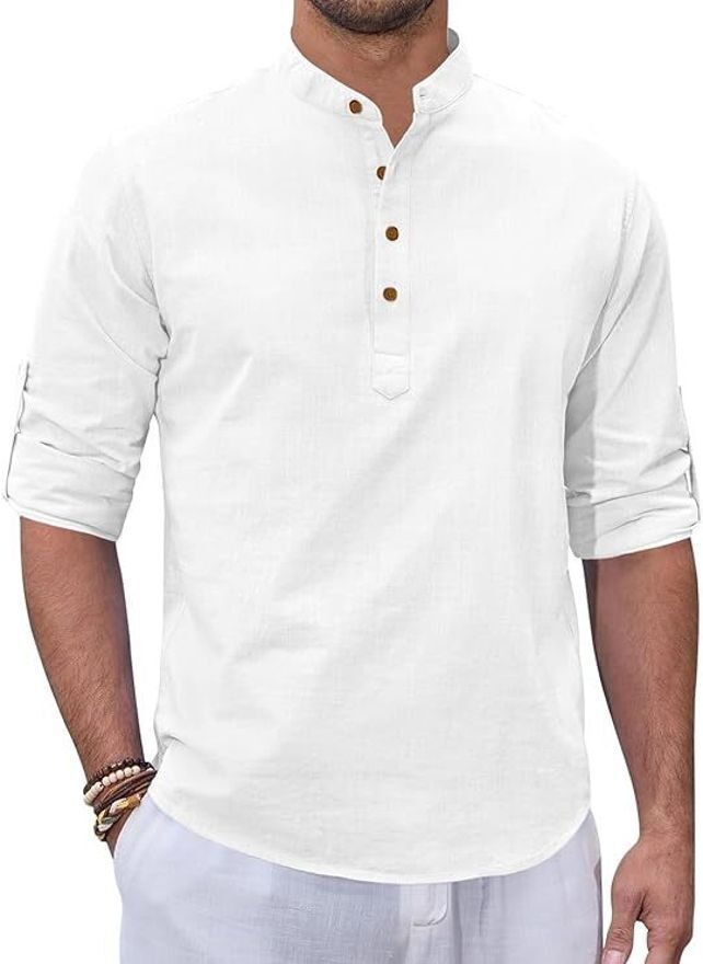 amritenterprise Solid Cotton Blend Straight Kurta for Men-picture-15