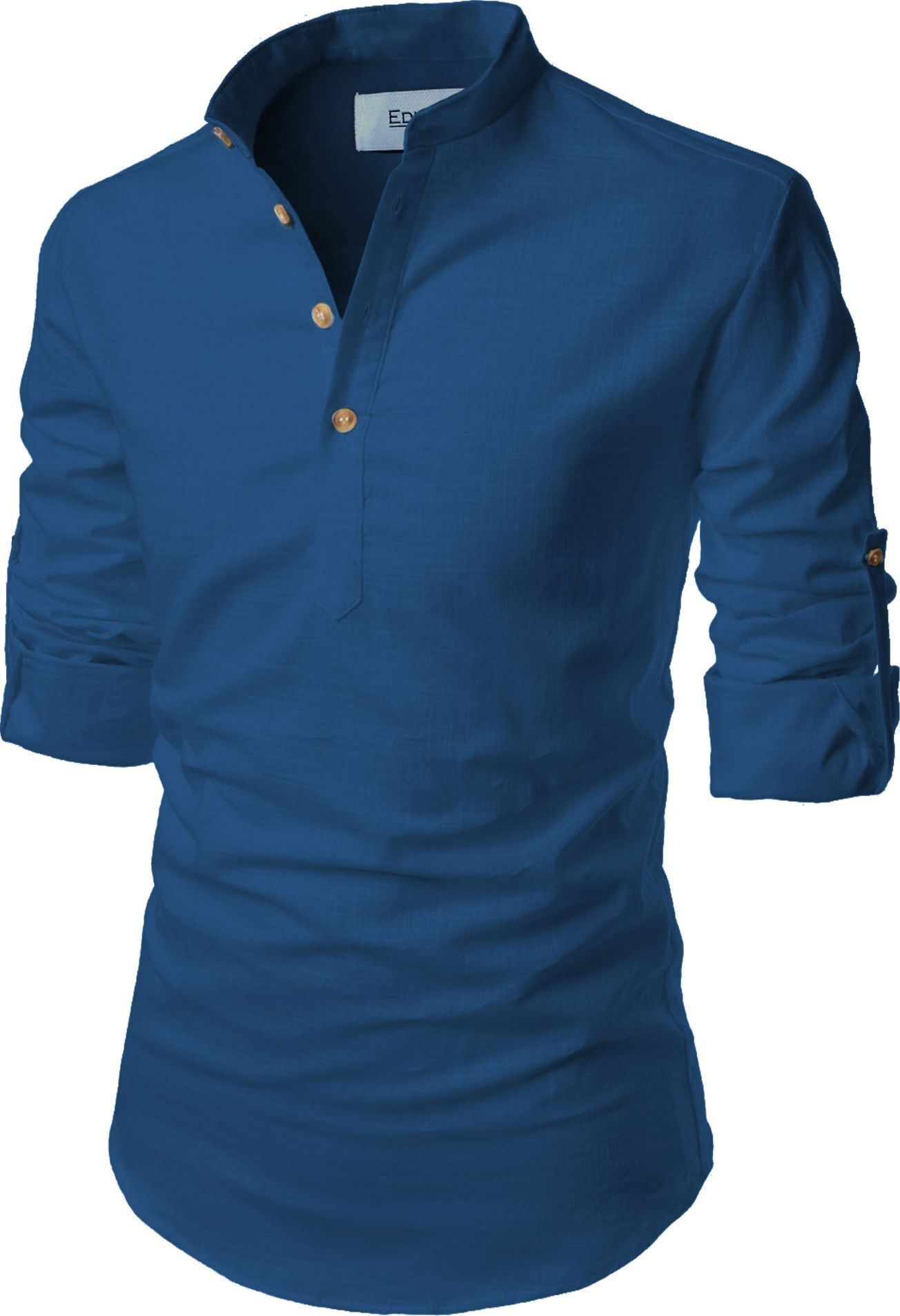 amritenterprise Solid Cotton Blend Straight Kurta for Men-picture-25