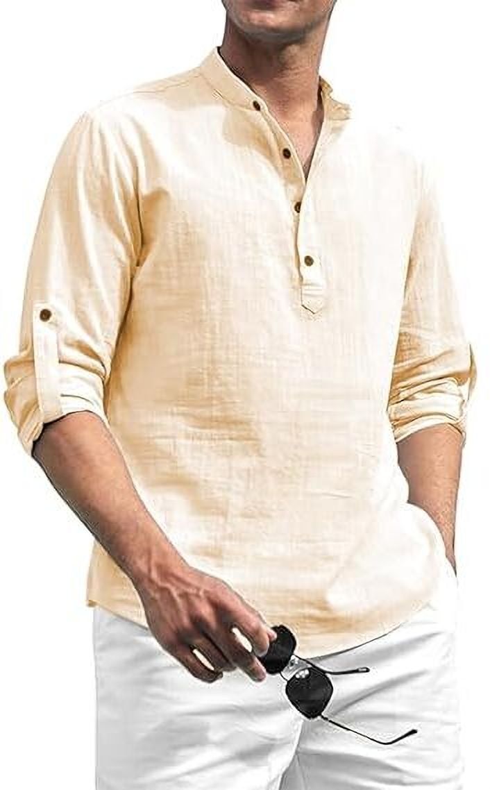 amritenterprise Solid Cotton Blend Straight Kurta for Men-picture-28