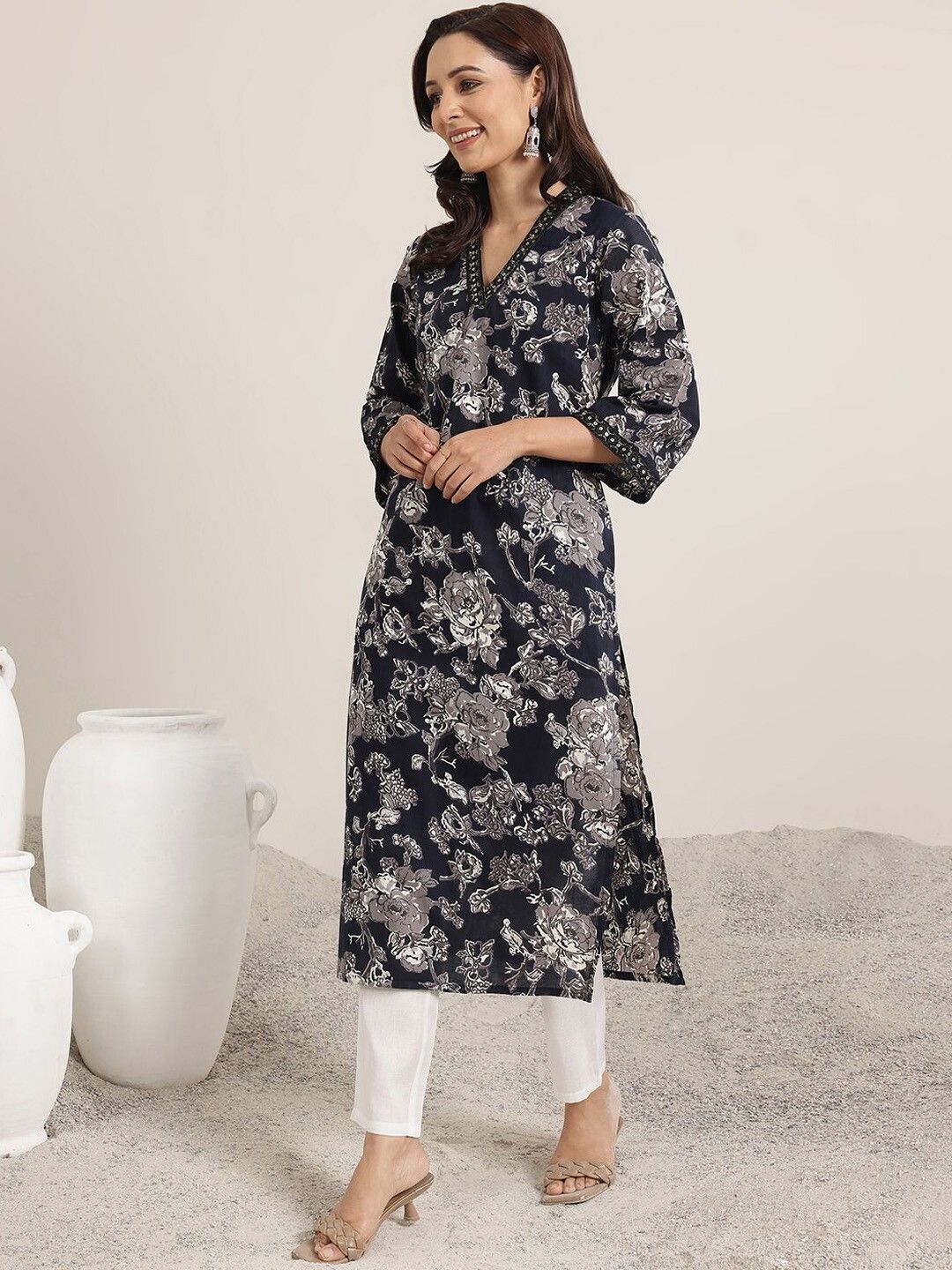 physil Women Printed Pure Cotton Straight Kurta-picture-10