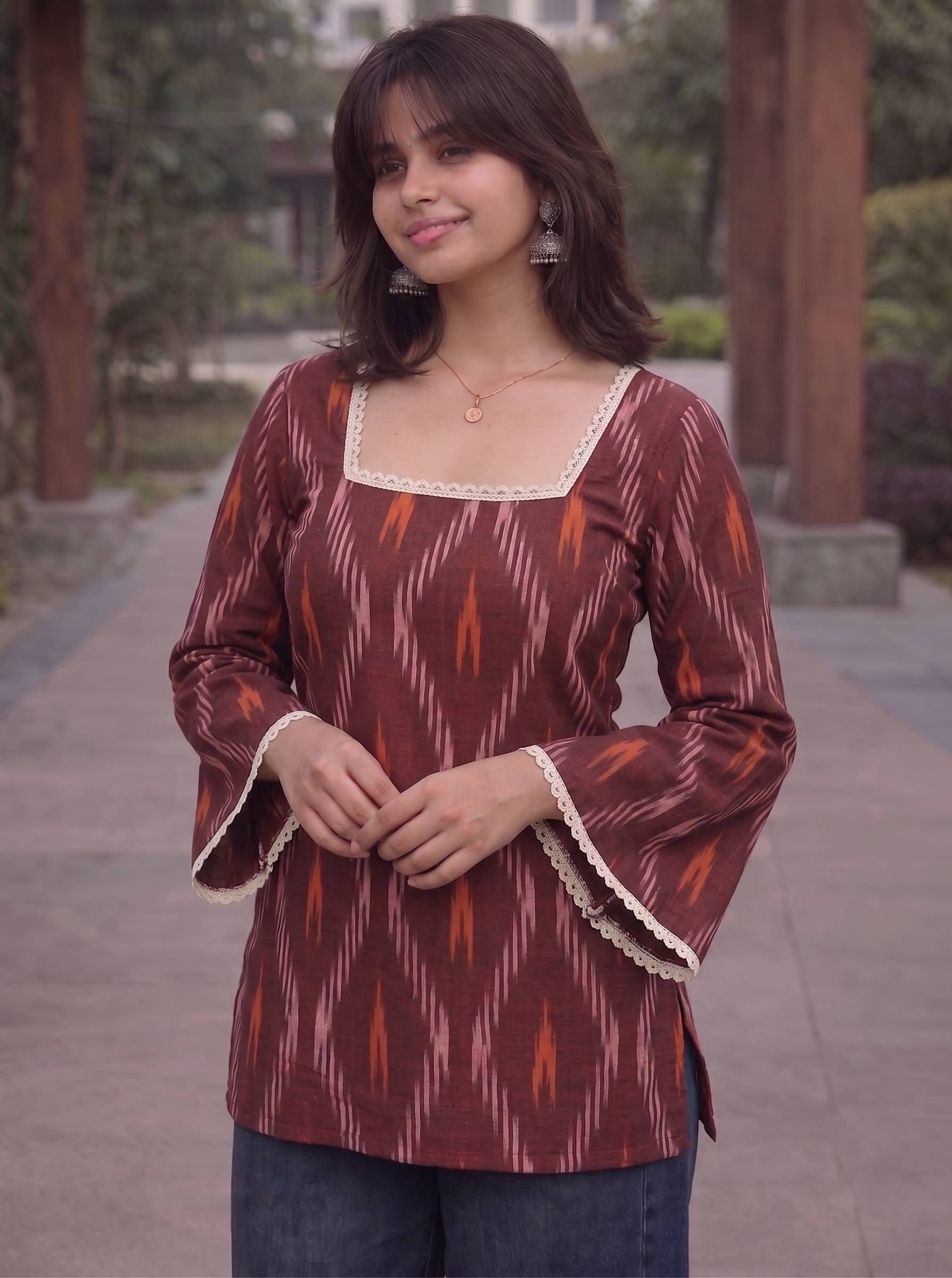 inweave Printed Pure Cotton Straight Kurta for Women-picture-20