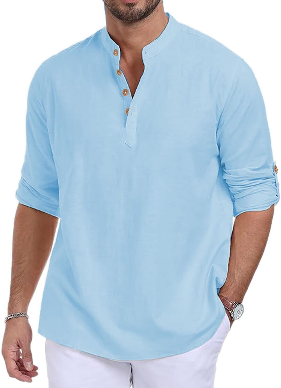 amritenterprise Solid Pure Cotton Straight Kurta for Men-picture-24