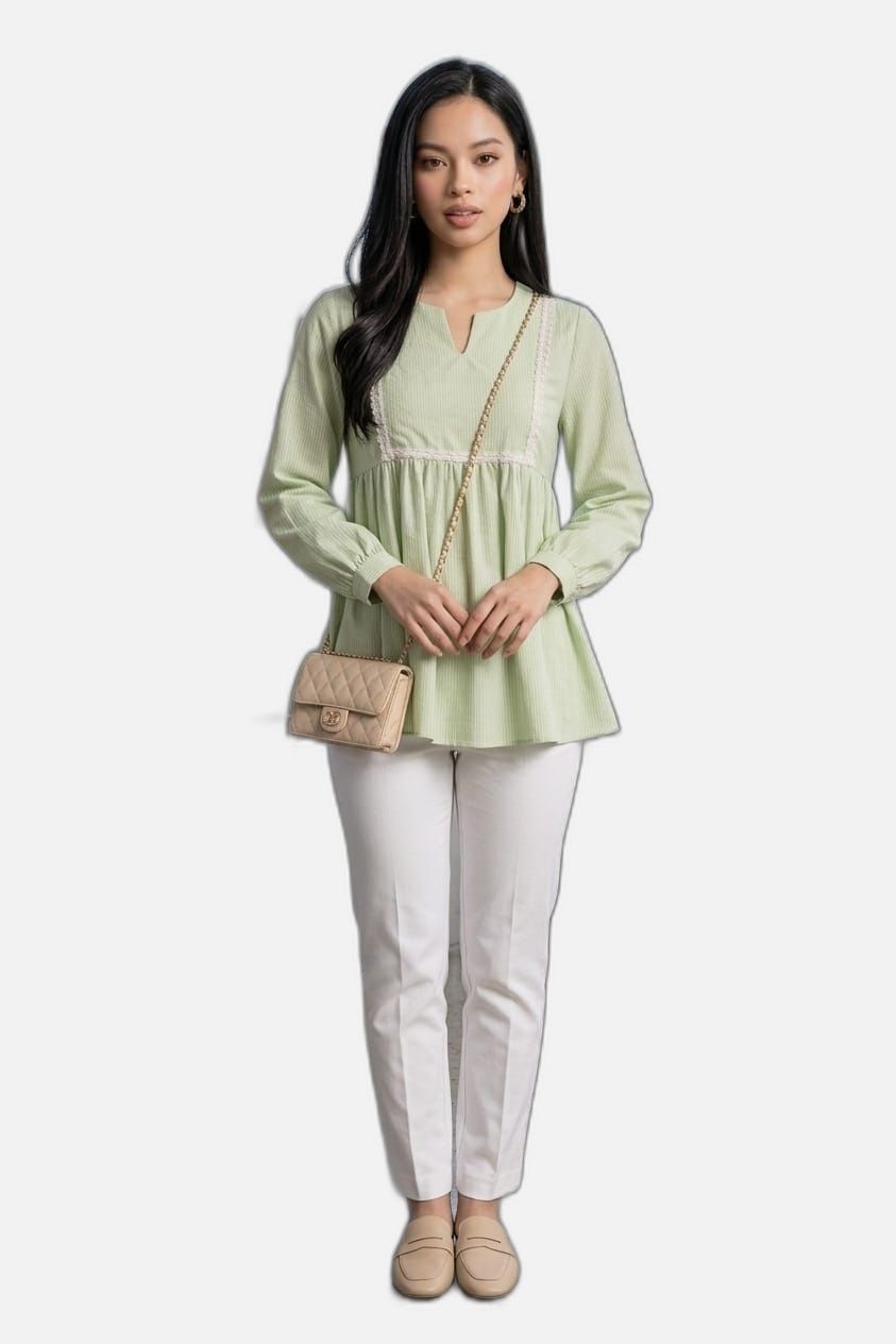 Embroidered Pure Cotton A-line Kurta for Women-image-17