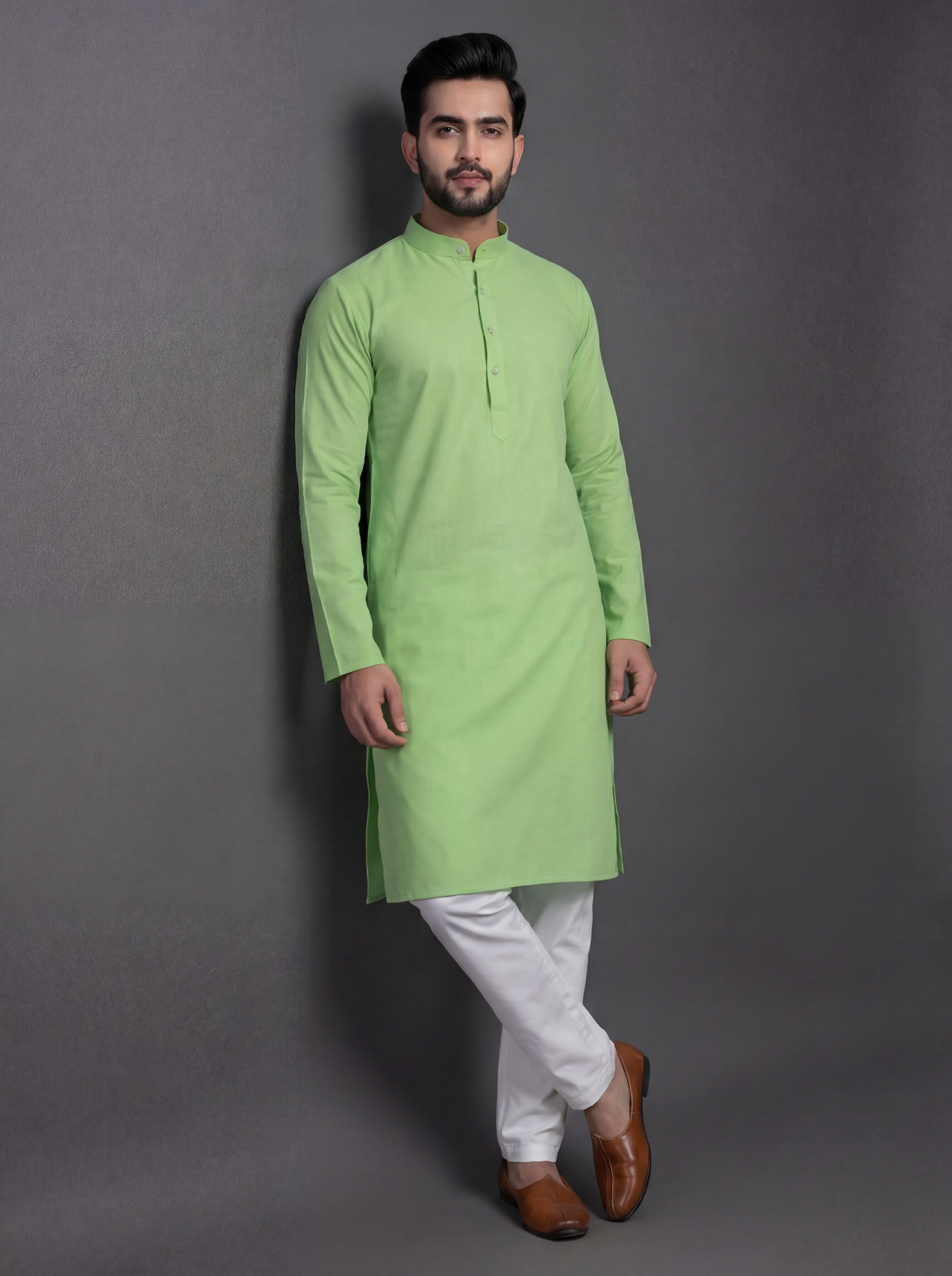 tibra collection Men Cotton Blend Kurta Pyjama Set-picture-29