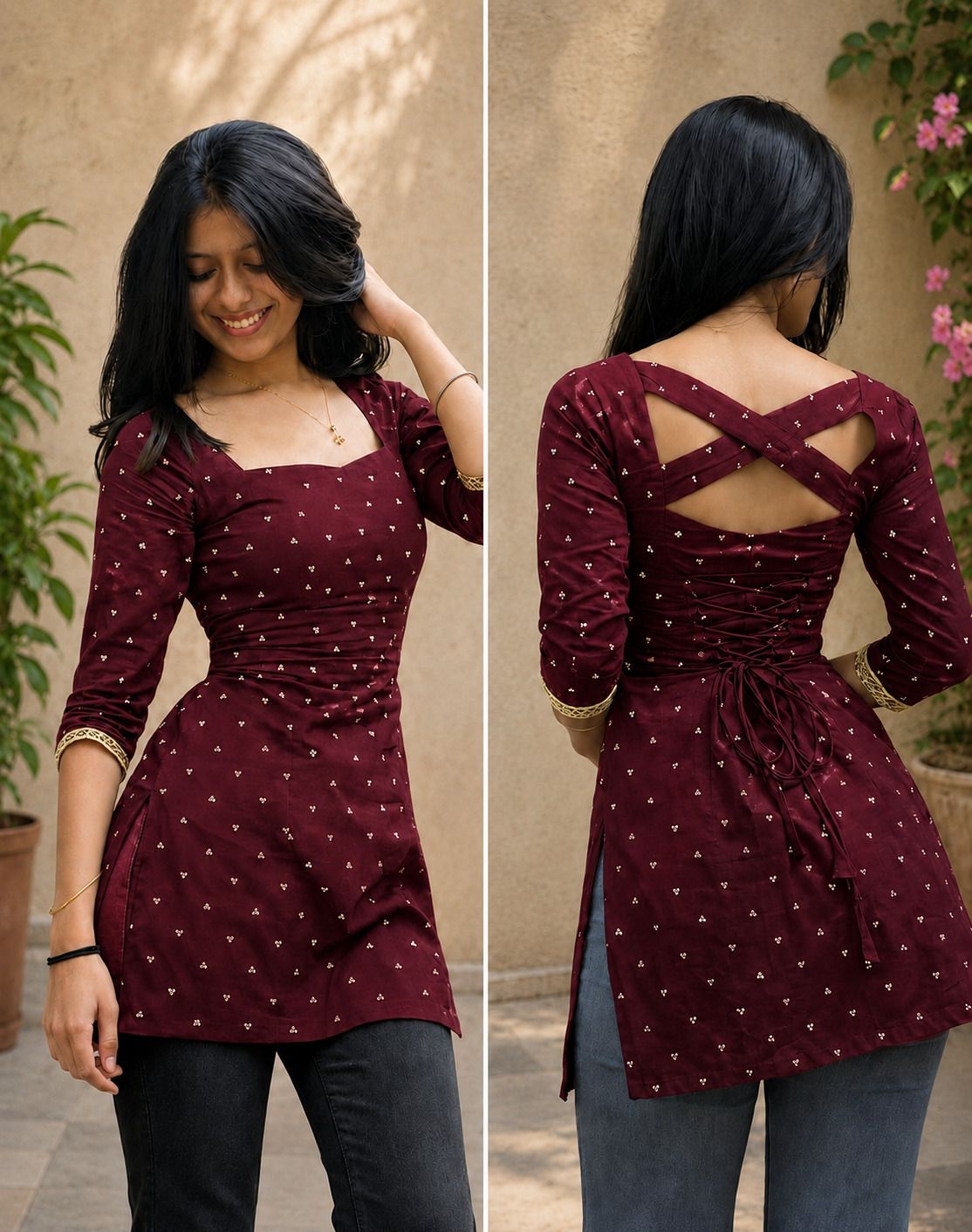 Printed Cotton Rayon Straight Kurta for Women-image-14