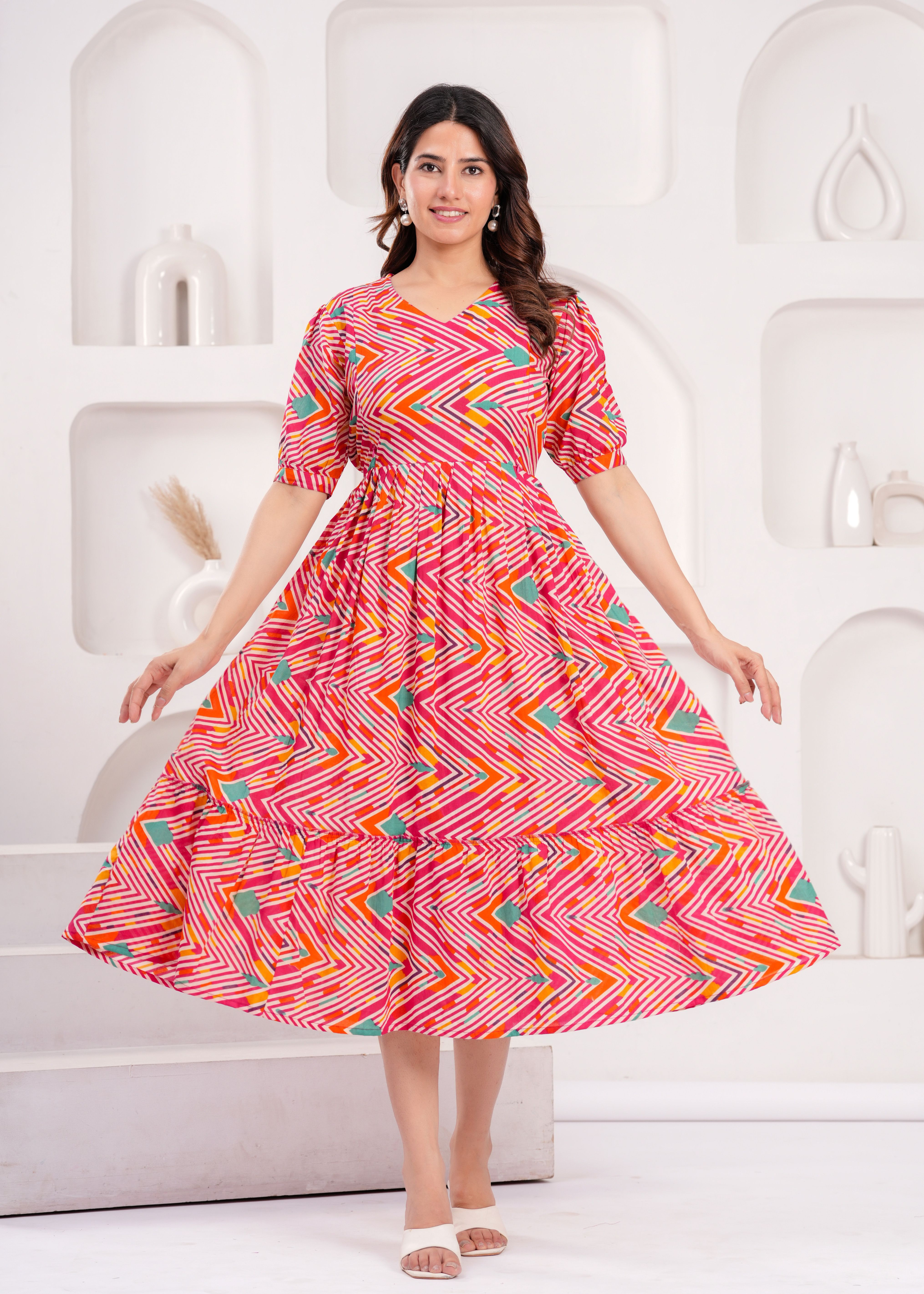 divastri Printed Pure Cotton Stitched Anarkali Gown-picture-20
