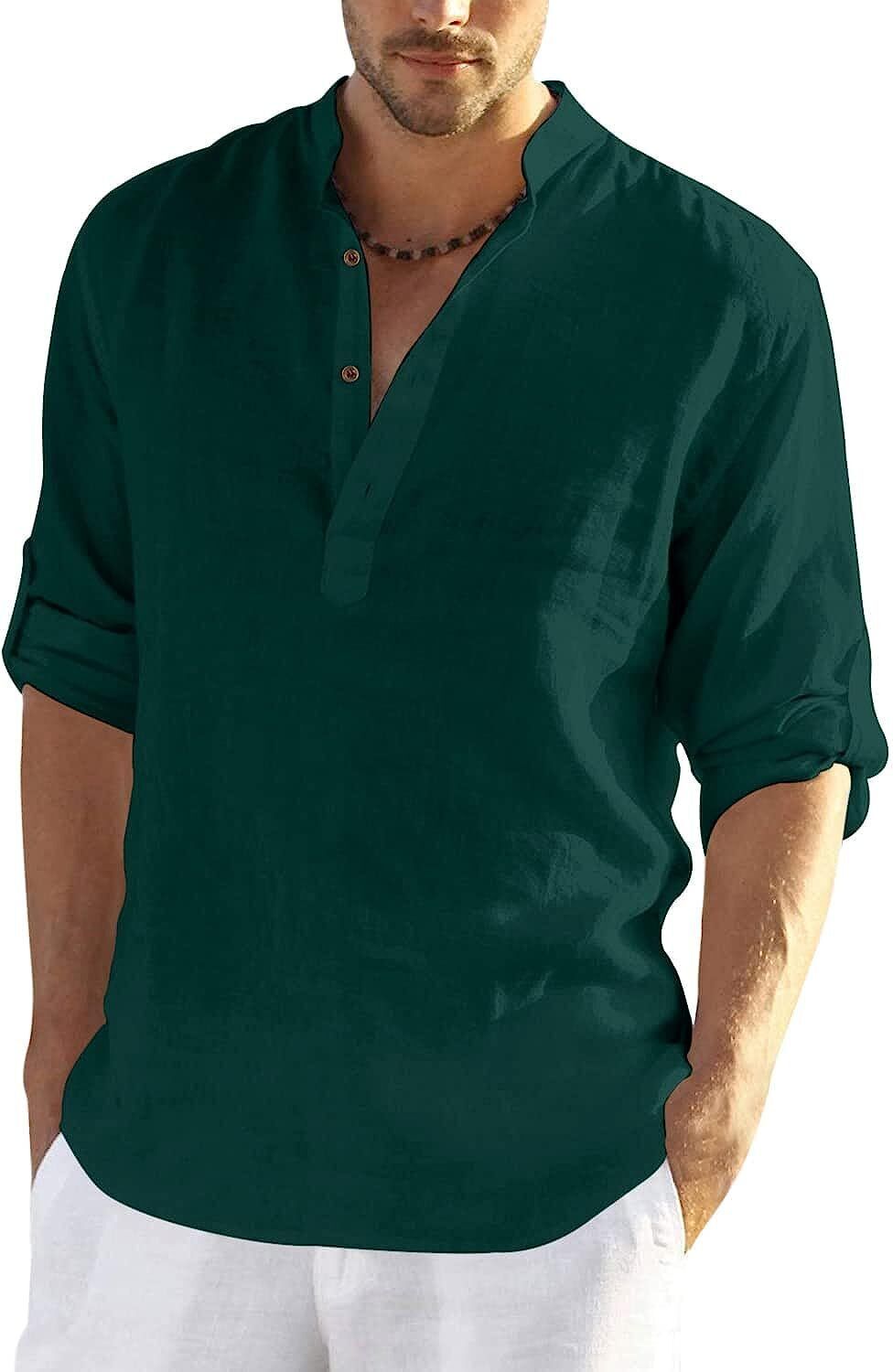 amritenterprise Solid Pure Cotton Straight Kurta for Men-picture-32