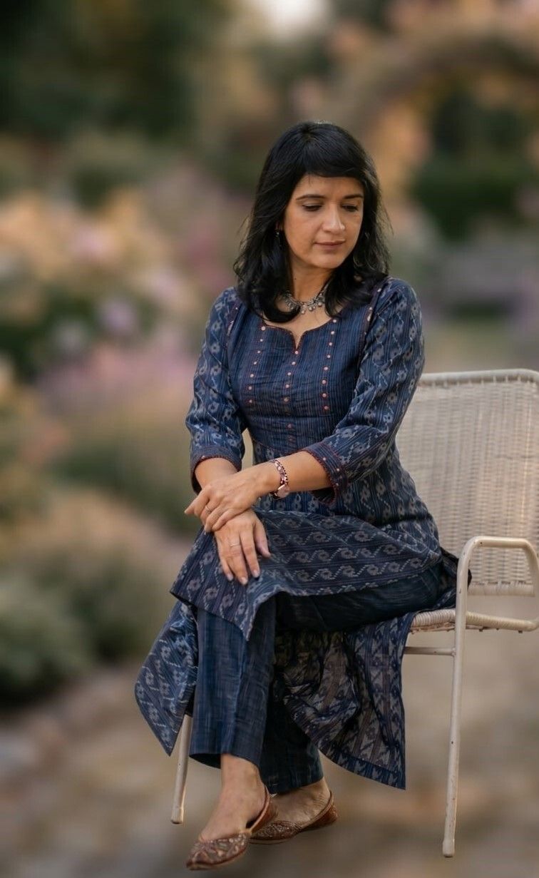 Printed Khadi Cotton Straight Kurta for Women-image-8