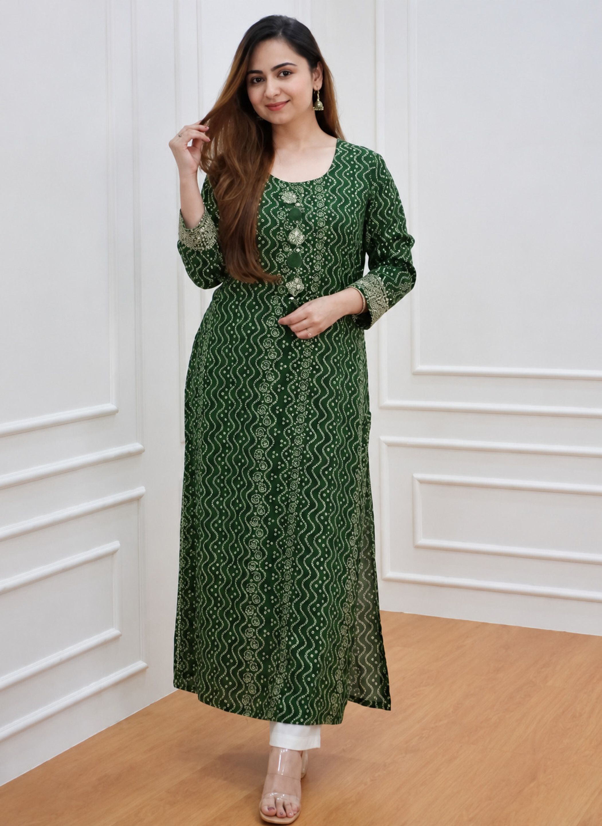 abhivani Printed Viscose Rayon Straight Kurta for Women-picture-27