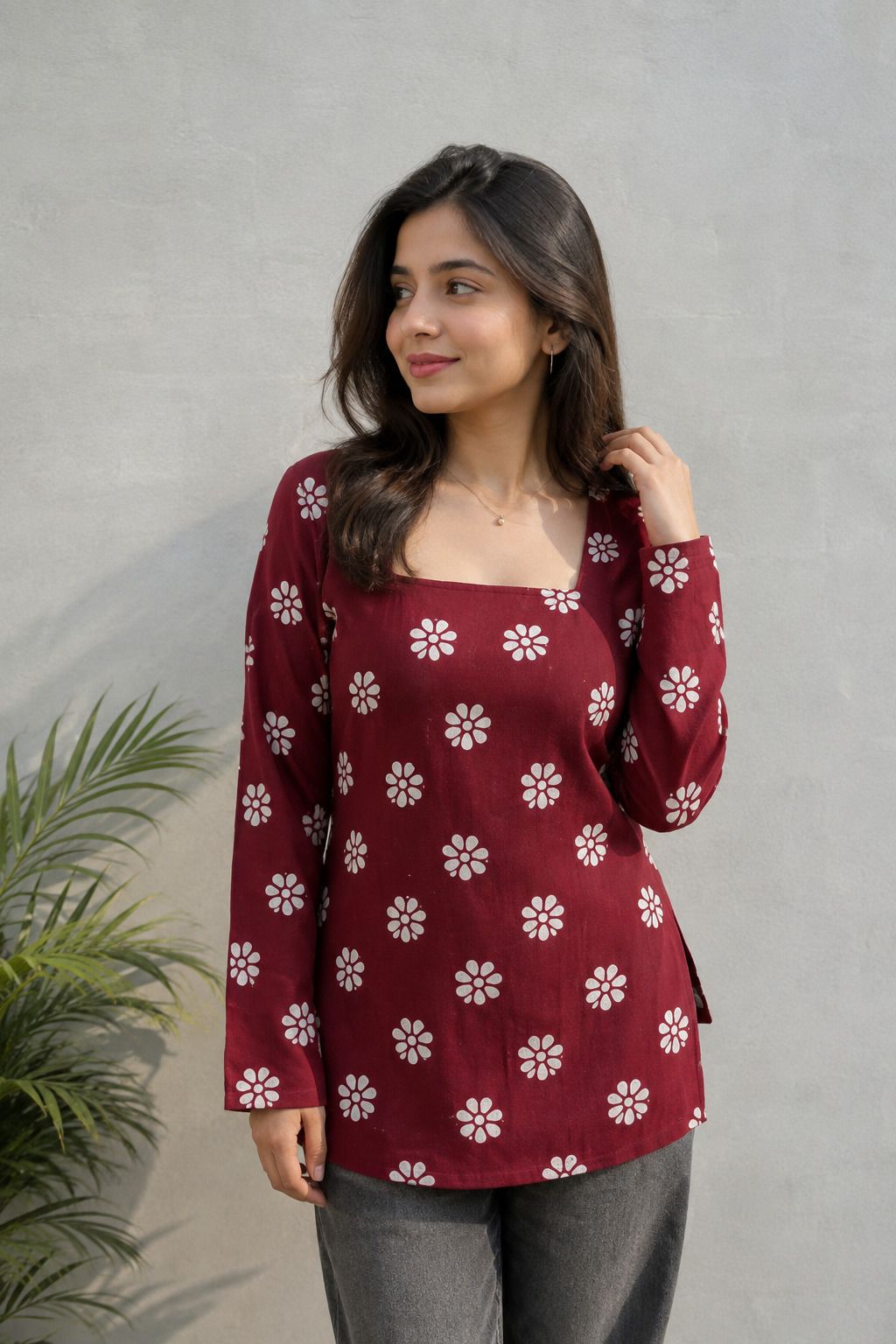 bastkurti Floral Print, Printed Pure Cotton Straight Kurta for Women-picture-24