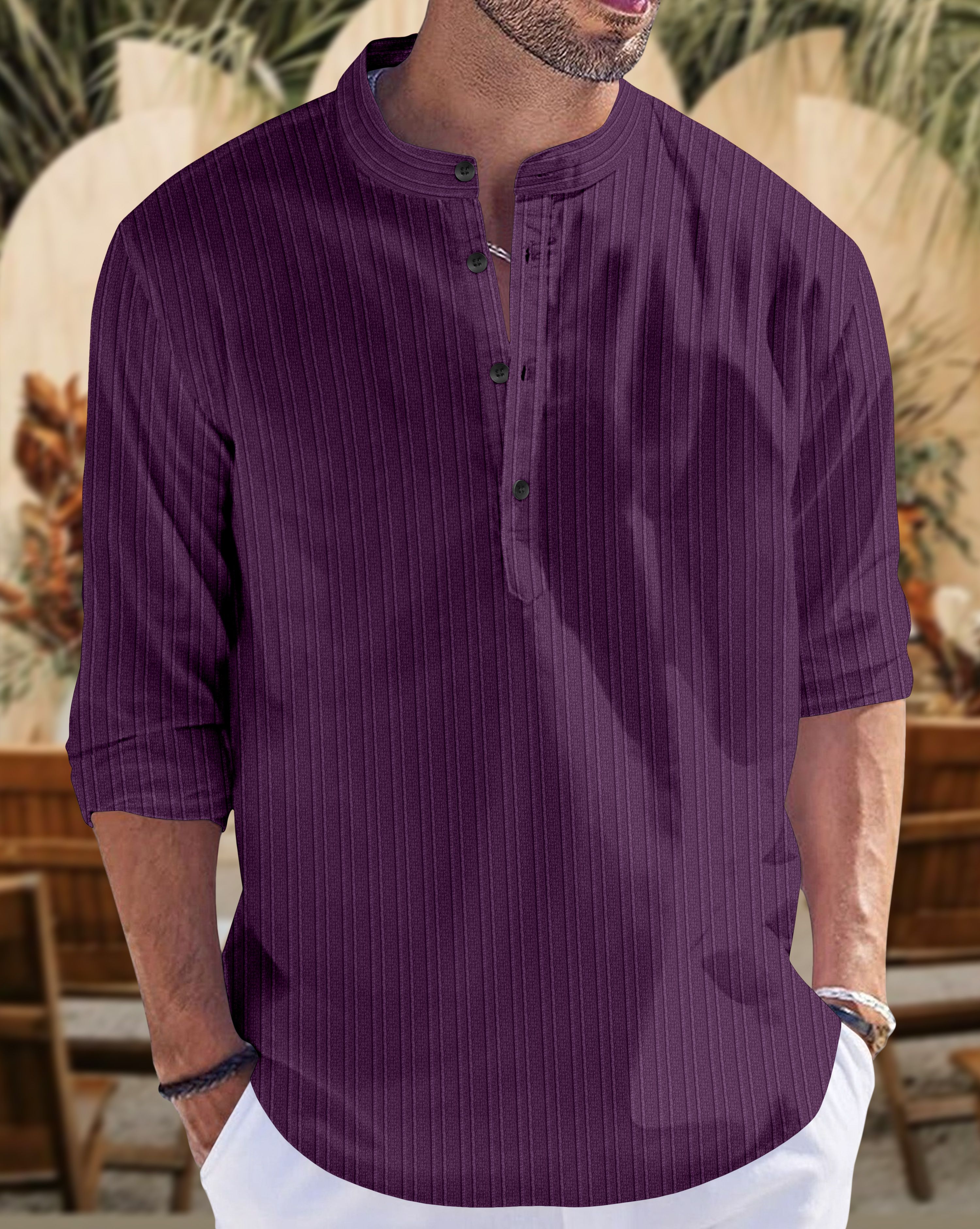 sopani Men Self Design Silk Blend Straight Kurta-picture-15