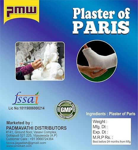 pmw Plaster Of Paris - Gypsum Powder - POP - 100G Model Building Kit-picture-24