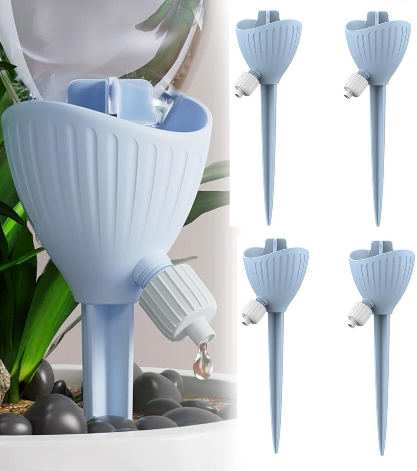 piluenterprise Automatic Plant Water Dropper Set Self Watering Device for Plants Pack of 2 Laboratory Dropper Bottle-picture-29
