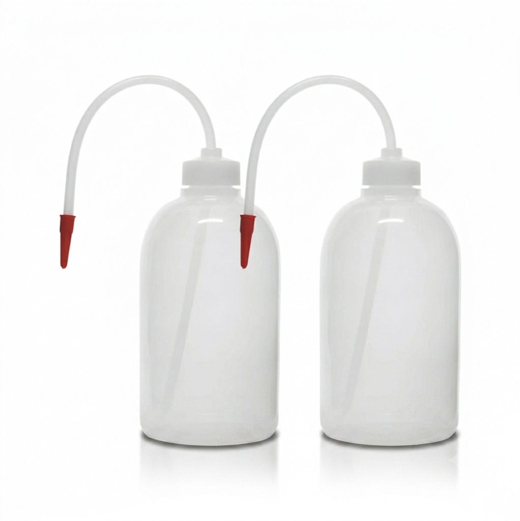 agjars Polypropylene Wash Bottle 500ml SET OF 2 flexible Dropping tube for chemistry Laboratory Dropper Bottle-picture-45