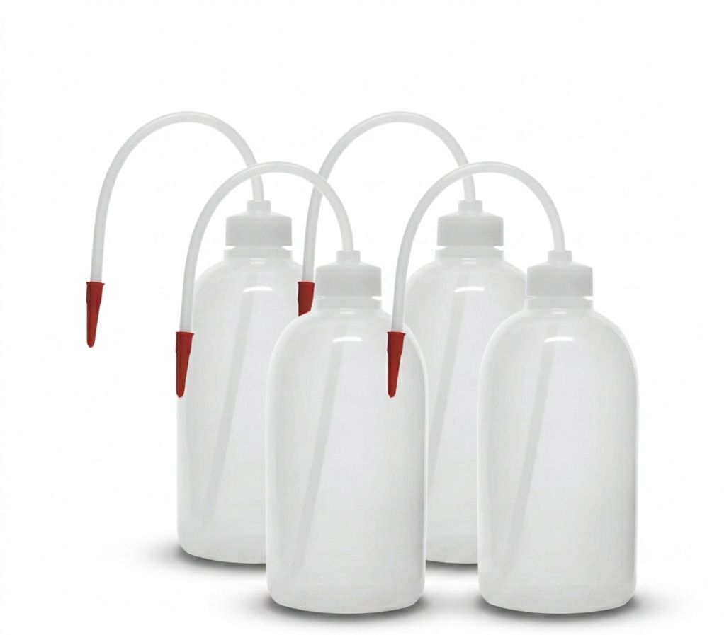 agjars Polypropylene Wash Bottle 250ml SET OF 4 flexible Dropping tube for chemistry Laboratory Dropper Bottle-picture-19