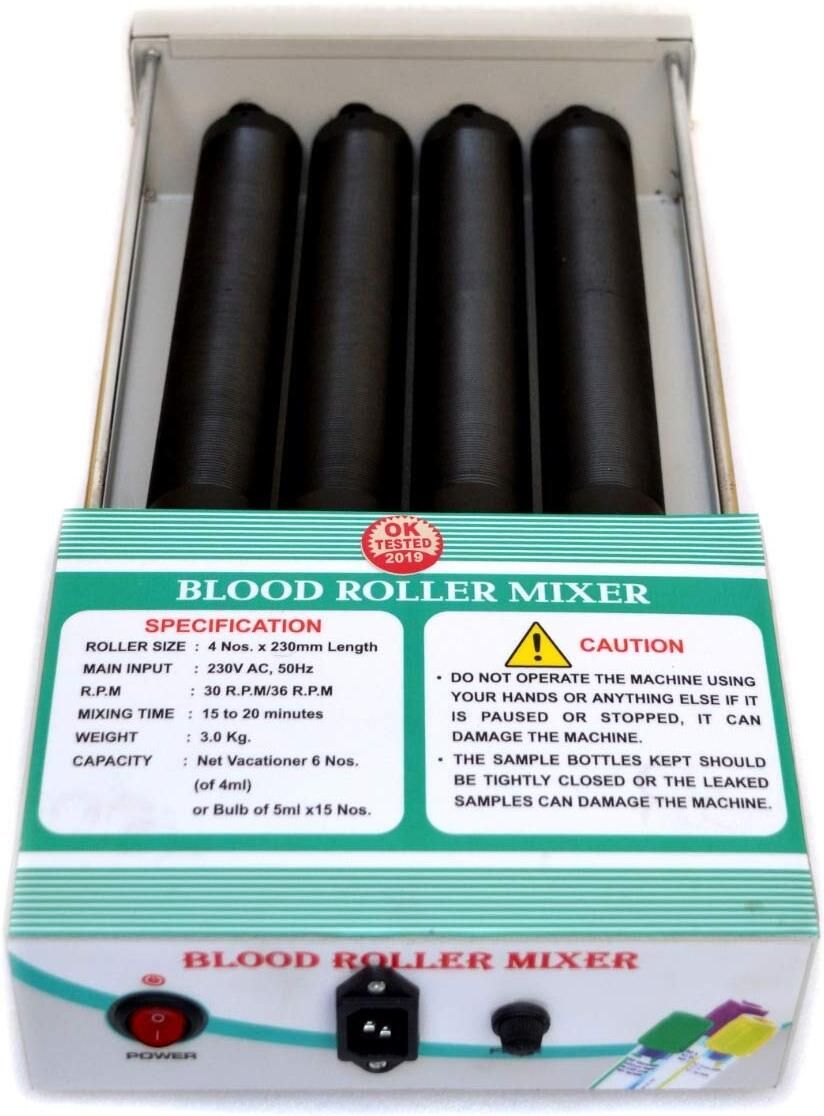 Blood Mixer Roller for Mixing Tube, 4 x 230mm, Speed: 30 RPM General Purpose-image-28