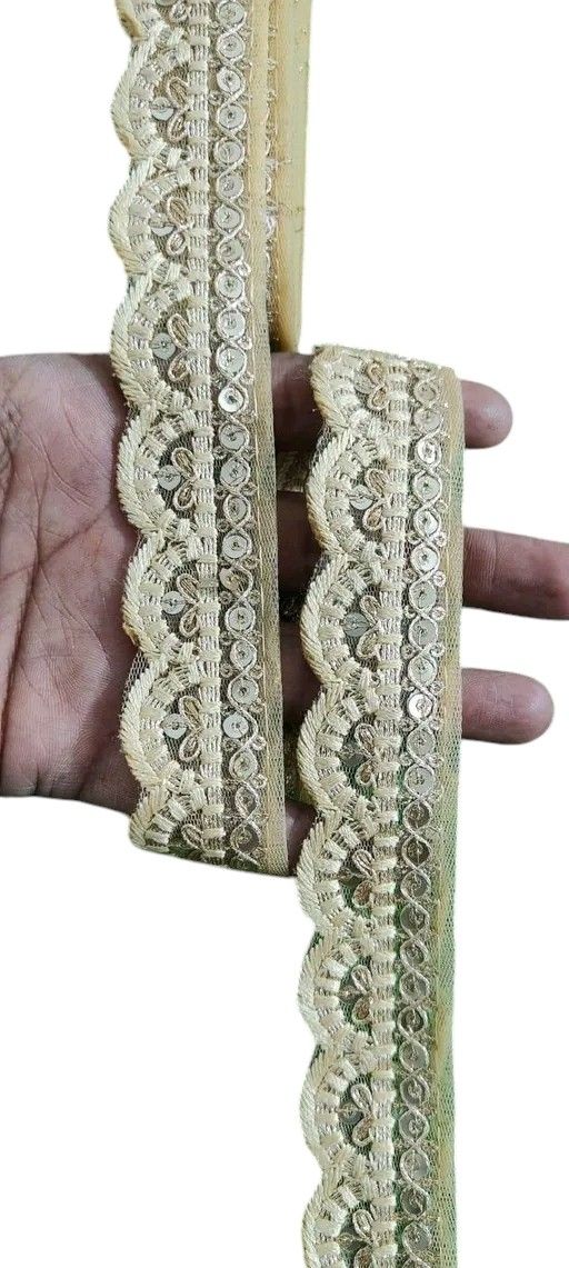 Chiku color net fabrics primium quality 9 meter lace Lace Reel-image-27