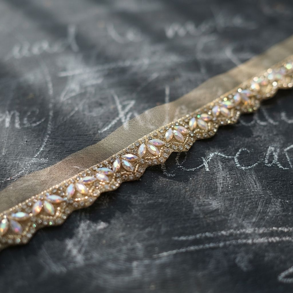 Premium Golden Border Lace for Dupatta 8.5 Metr Lace Reel-image-28