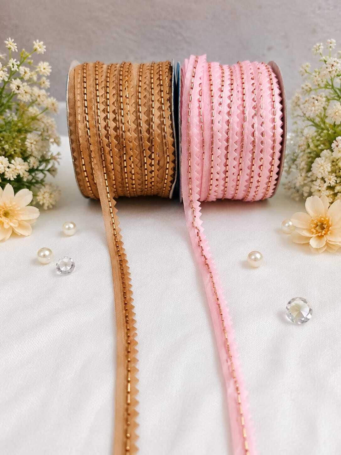 todaylacehouse 7711 Decorative Lace Trim Roll Stylish Garment & Craft Lace Reel-picture-46