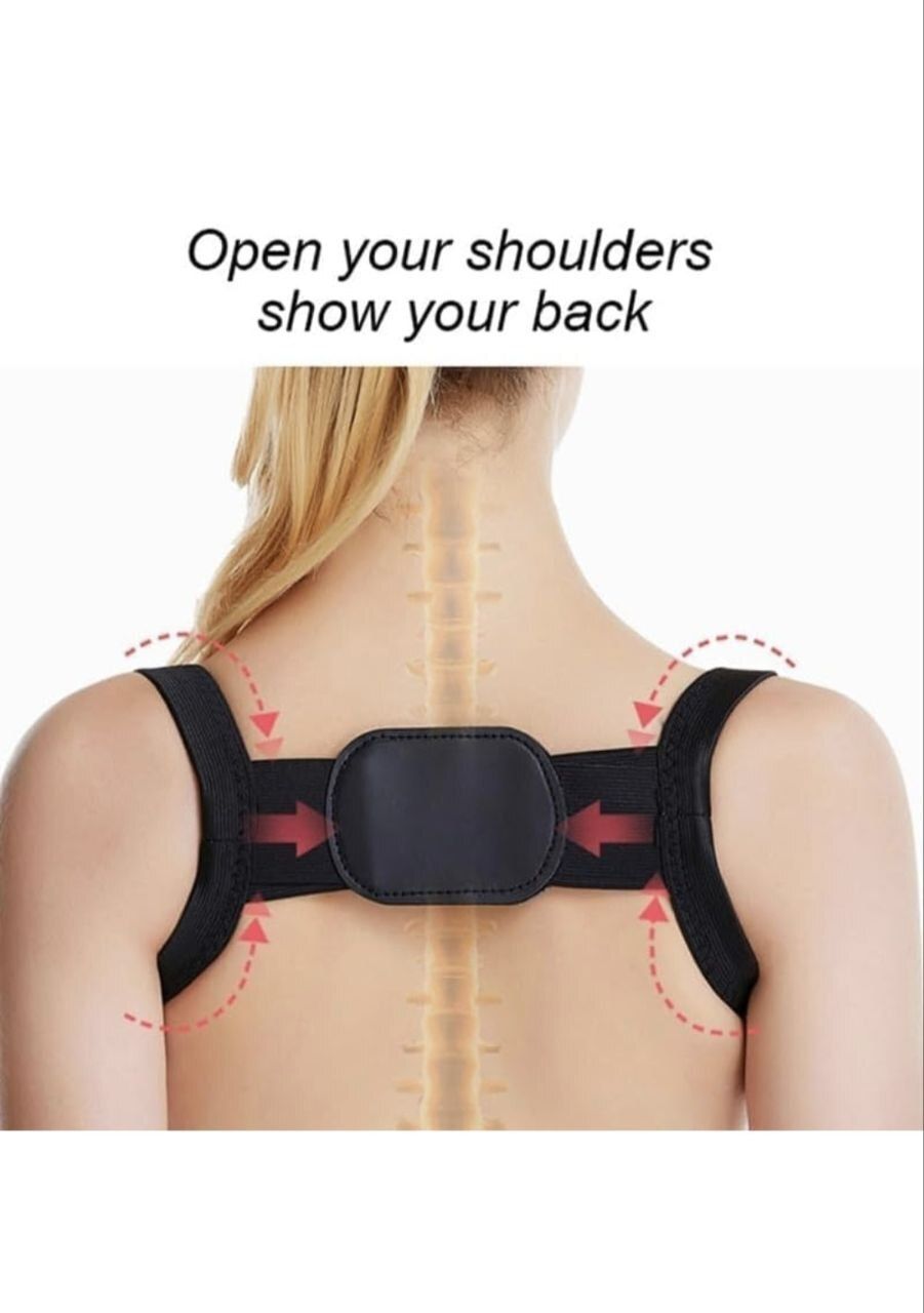 laxmi store shoulder posture back belt Boys, Girls, Men, Women Lacrosse Shoulder Pad-picture-3