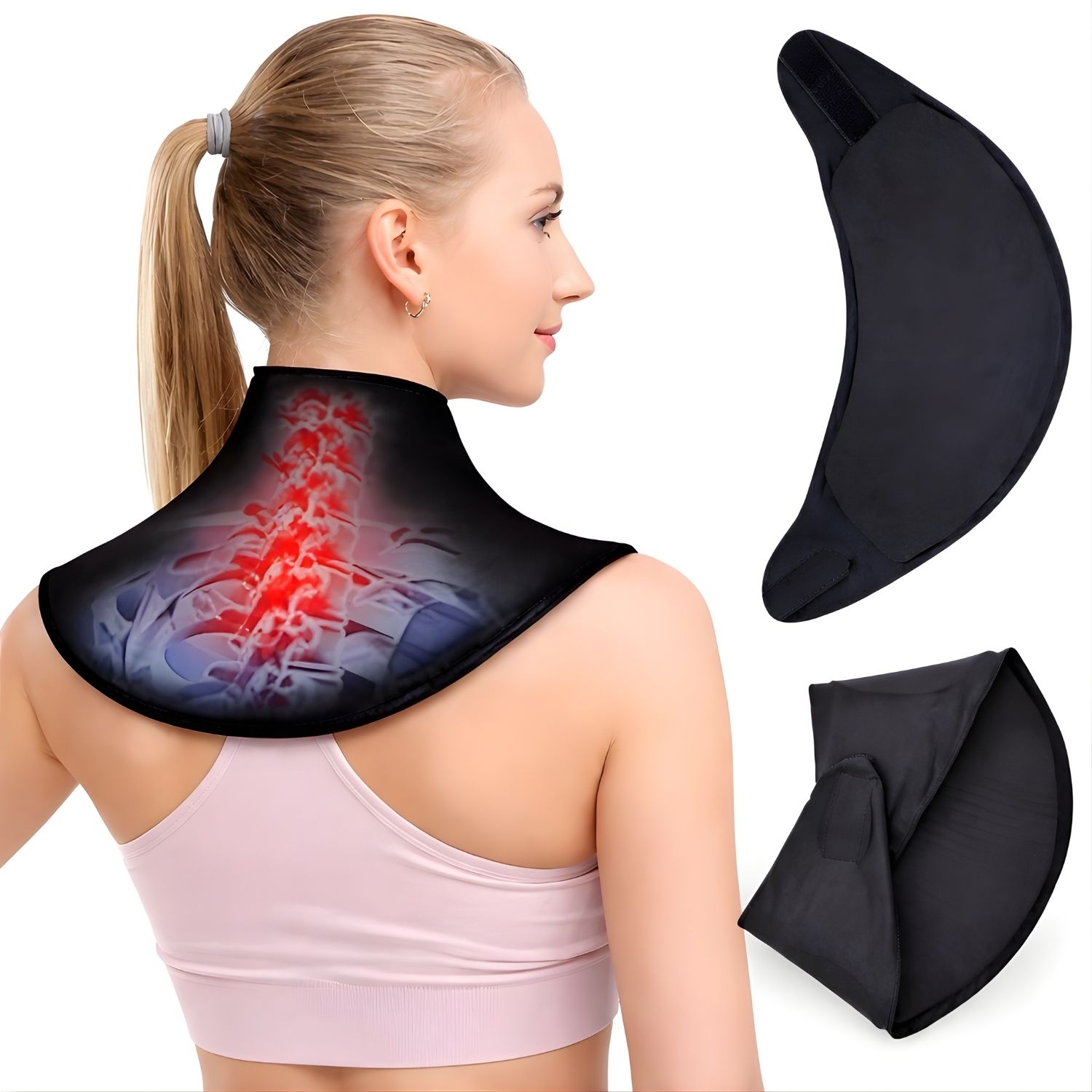 Neck Ice Pack Pain Relief - Upgraded Gel Shoulder Ice Packs for Sports Injuries Boys, Girls, Men, Women Lacrosse Shoulder Pad-image-28