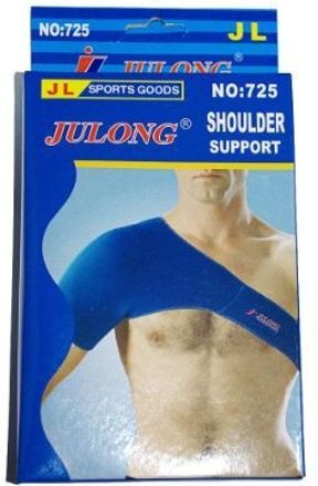 Single Shoulder Brace Support Strap Wrap Belt JULONG Elastic Shoulder Support Men Lacrosse Shoulder Pad