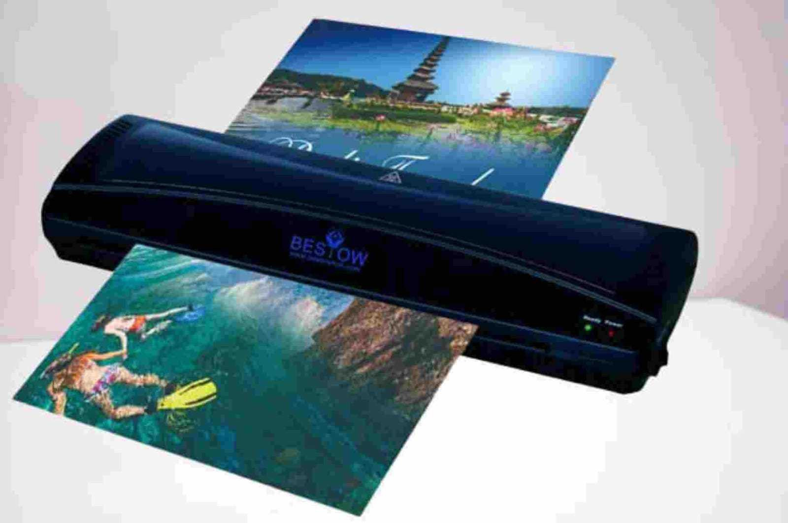 Bestow Bestow A3 & A4 Lamination Machine, Hot laminator with Jam Release Button 225 inch Lamination Machine image 1