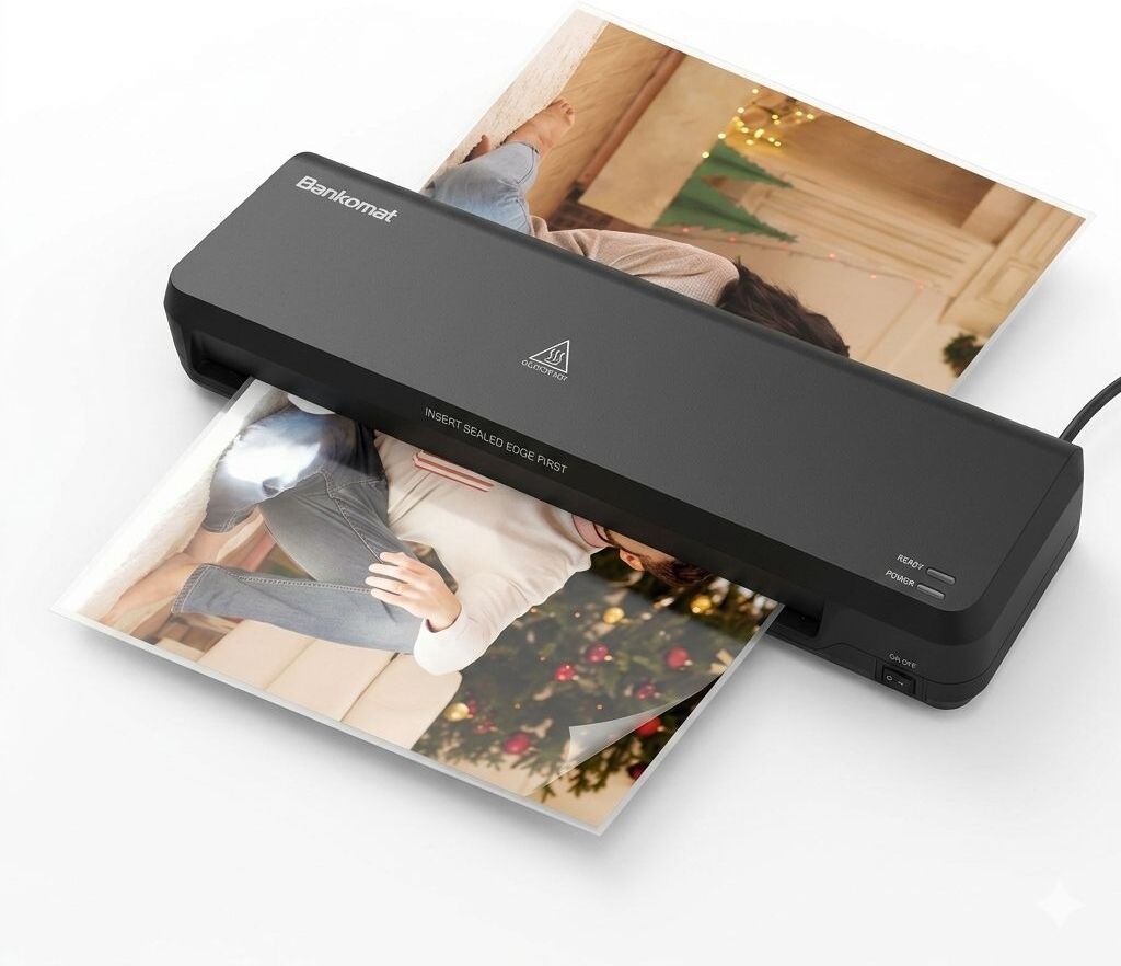 BANKOMAT A4 Thermal Laminator Machine for Office Fast Warm-Up Jam-Free Design 9 inch Lamination Machine-picture-35