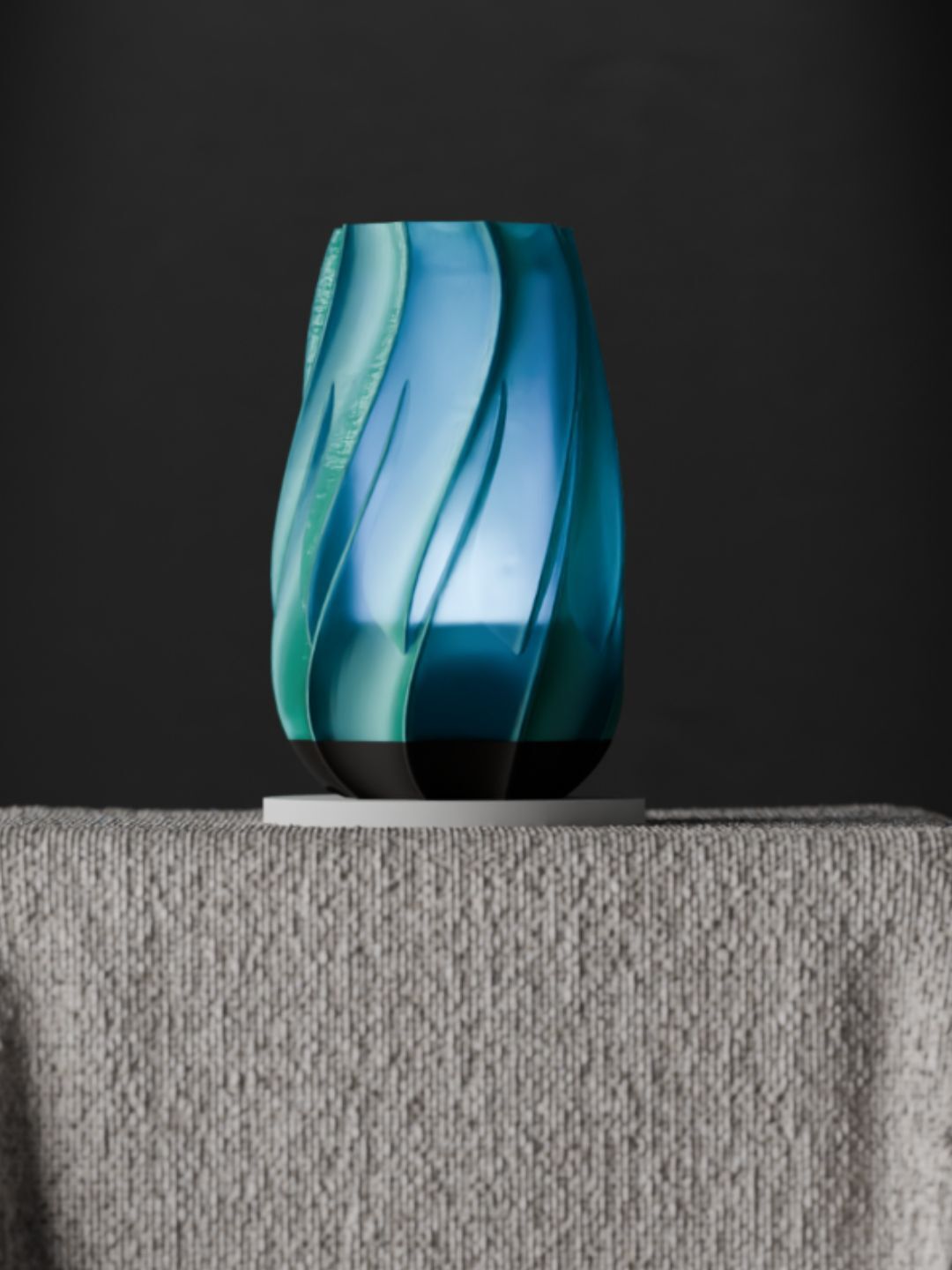 abc BLUE LAMP WITH DECORATIVE PATTERN Table Lamps, Wall Lights Lamp Shade-picture-23