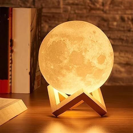 3D Moon Lamp with 7 Color Changing LED Light Table Lamps Lamp Shade-image-25