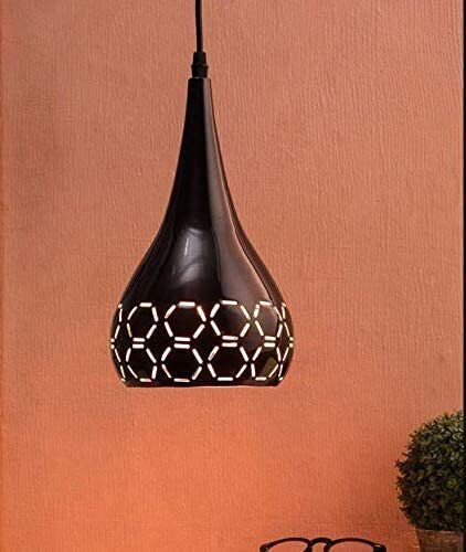 Hanging Light Lamp 2Cut BLACK Hanging Lights (Pendant Lights) Lamp Shade-image-28