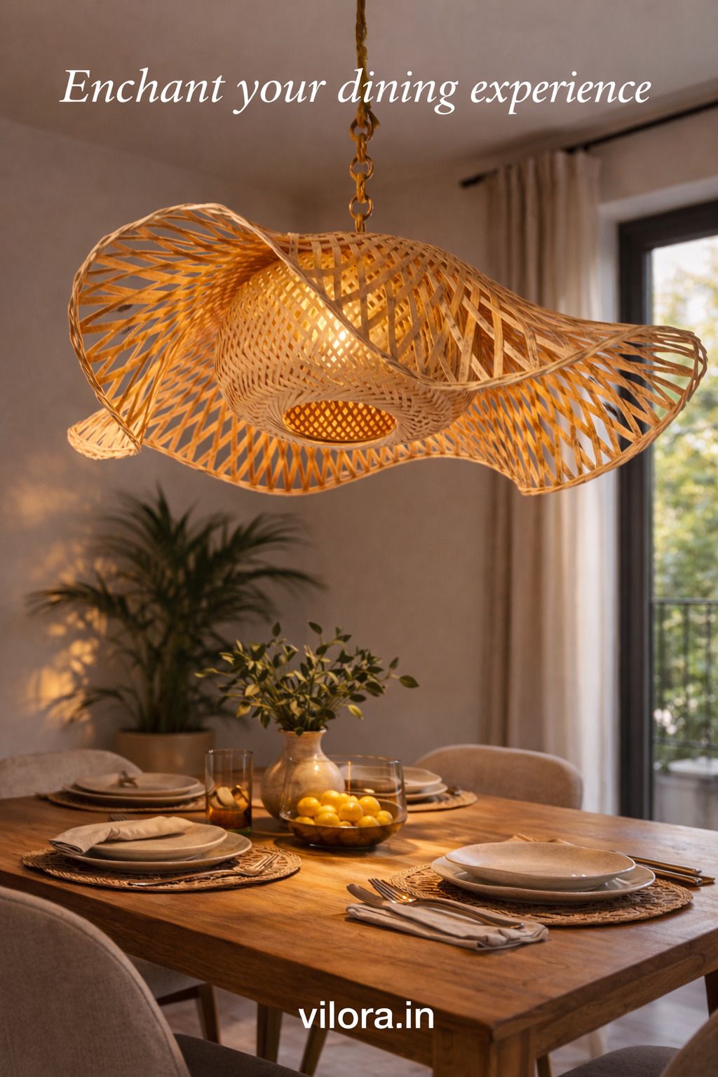Bamboo Lamp Shade Ceiling Fan Lights, Ceiling Lights, Hanging Lights (Pendant Lights), Wall Lights Lamp Shade-image-8