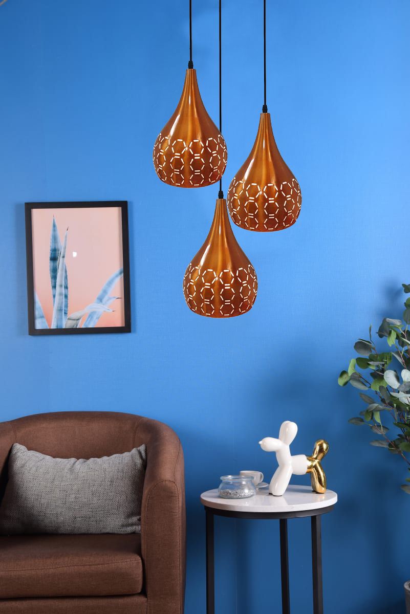 ORANGE CUT Chandelier Lamp Shade-image-7