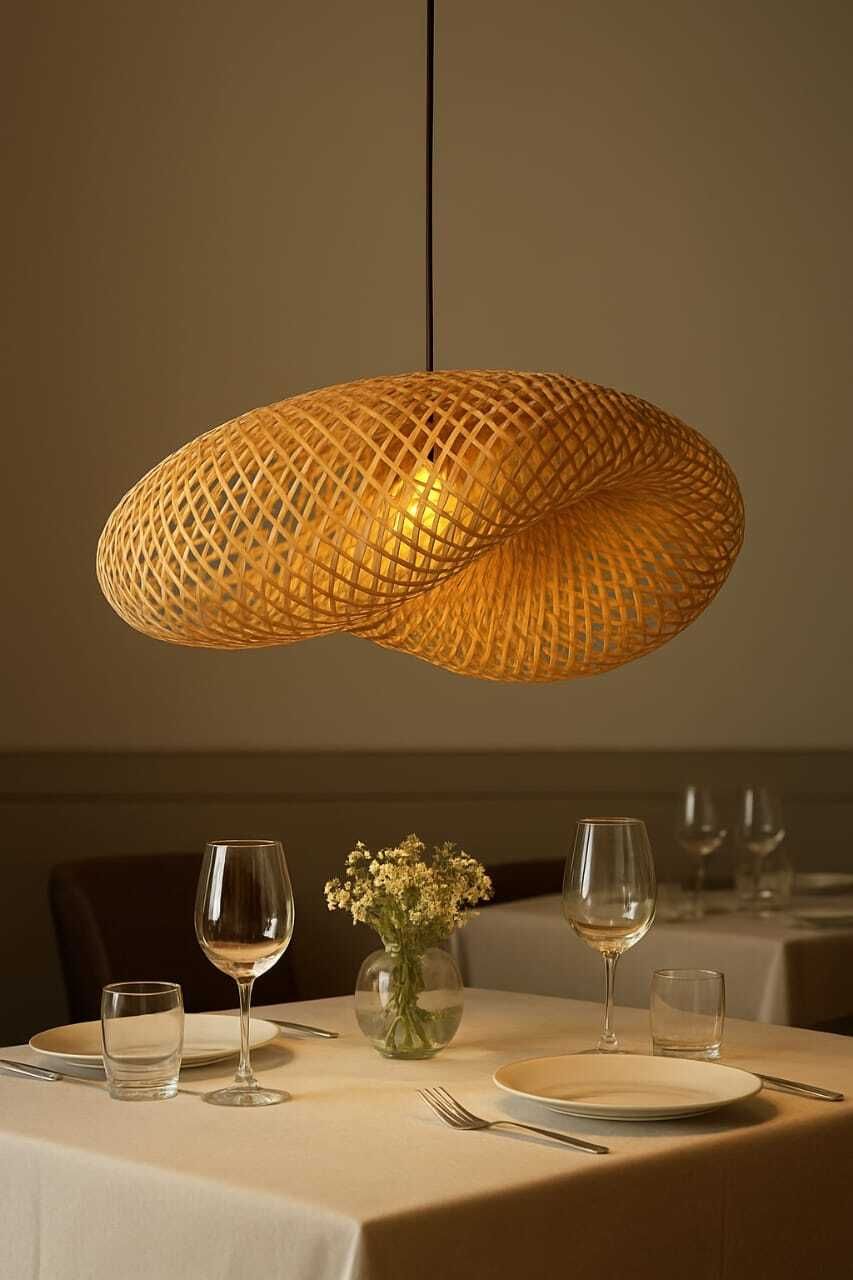 Alfa Bamboo Hanging Lamp 01 Hanging Lights (Pendant Lights) Lamp Shade-image-36