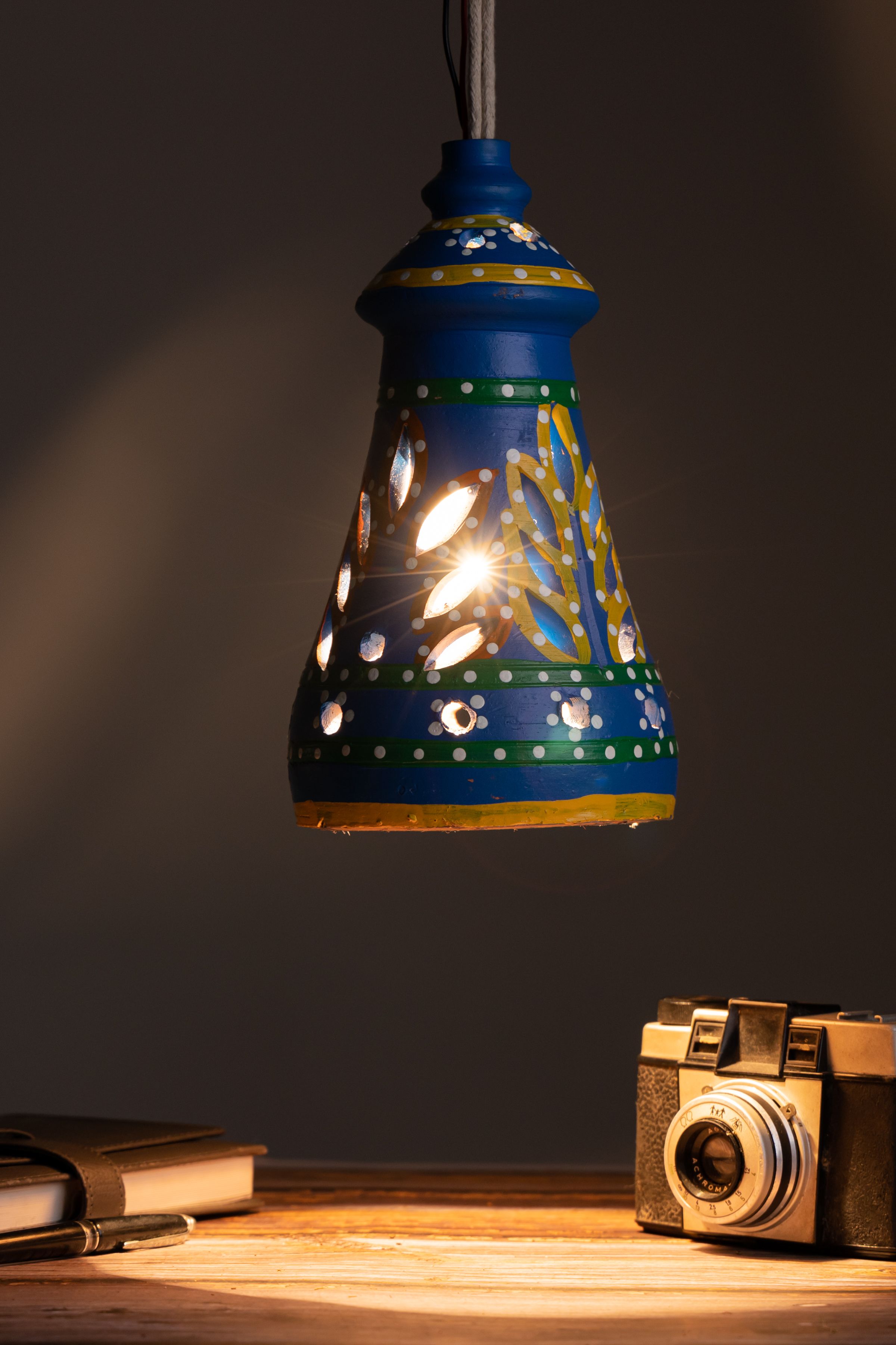 haus fabula HFNOVLBLU_6912841 Hanging Lights (Pendant Lights) Lamp Shade-picture-40