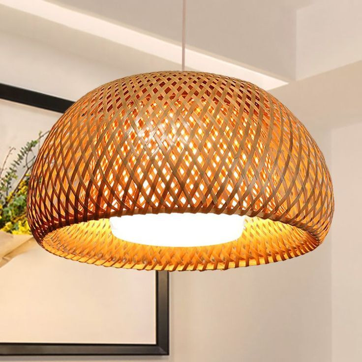 rudrashakti Bamboo hanging ceiling lamp shade Ceiling Lights Lamp Shade image 1