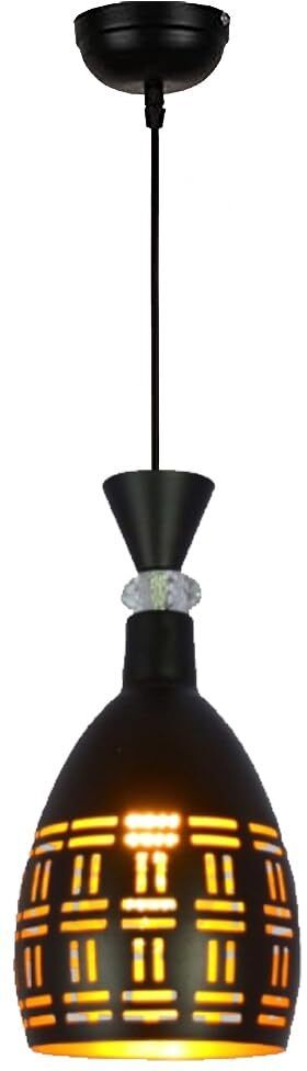 Long Cuting Crystal, Black Hanging Lights (Pendant Lights) Lamp Shade