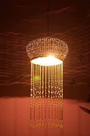 Handmade Decorative Lamp Ceiling Fan Lights Lamp Shade-image-1