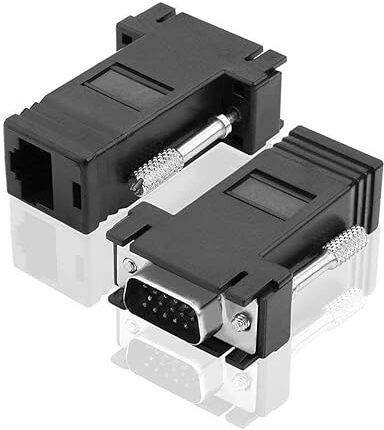 WiredCom VGA Male to RJ45 Female Converter Lan Adapter-image-37