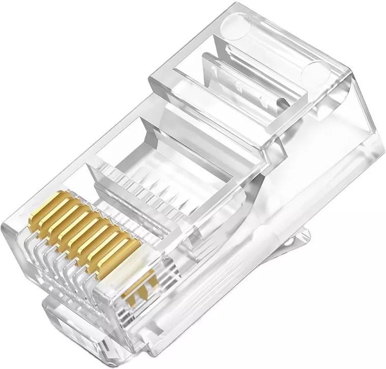 DECENT AIR SYSTEM Pack Of 50 RJ45 Connector Modular 8 Pin Network Cable Plugs Lan Adapter-image-23