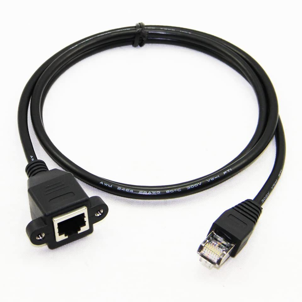 OG X NEXA WITH DEVICE RJ45 LAN Network Adapter Male to Female Shielded Connector Screw Extension Cable Lan Adapter-picture-41