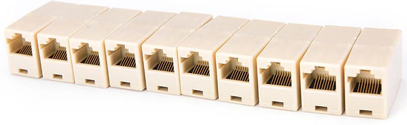 Circuitbox 10Pcs RJ45 Female to Female Network Cable Ethernet LAN Coupler Jointer Connector Wireless Ethernet Lan Adapter compatible with Linux, Mac, Ubuntu, Windows-image-13
